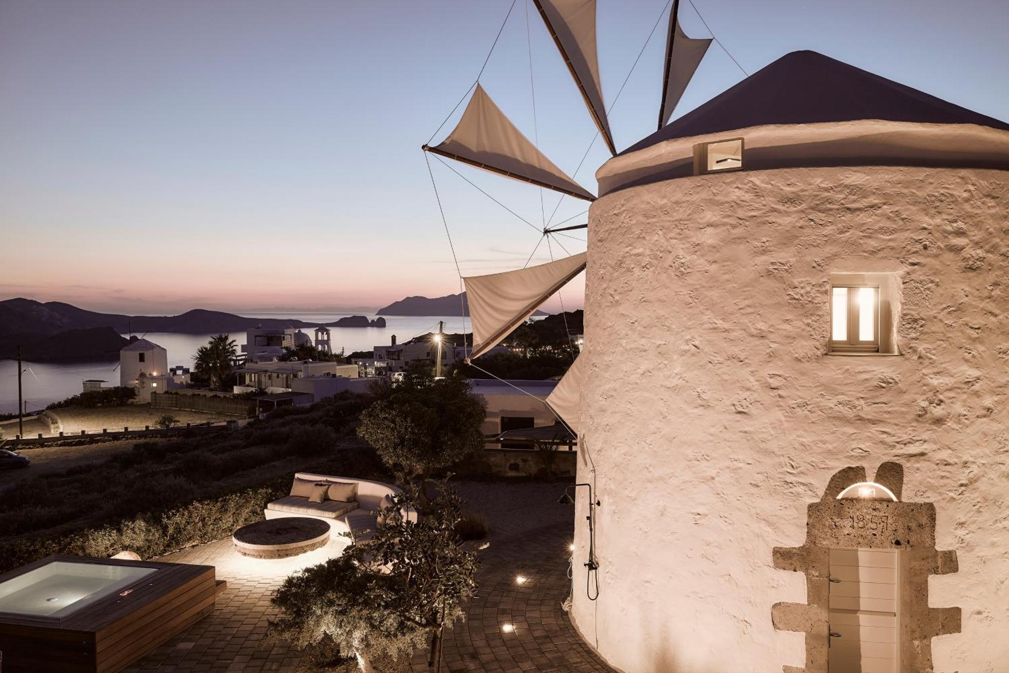 Windmill Karamitsos Since 1859 Appartement Tripití Buitenkant foto