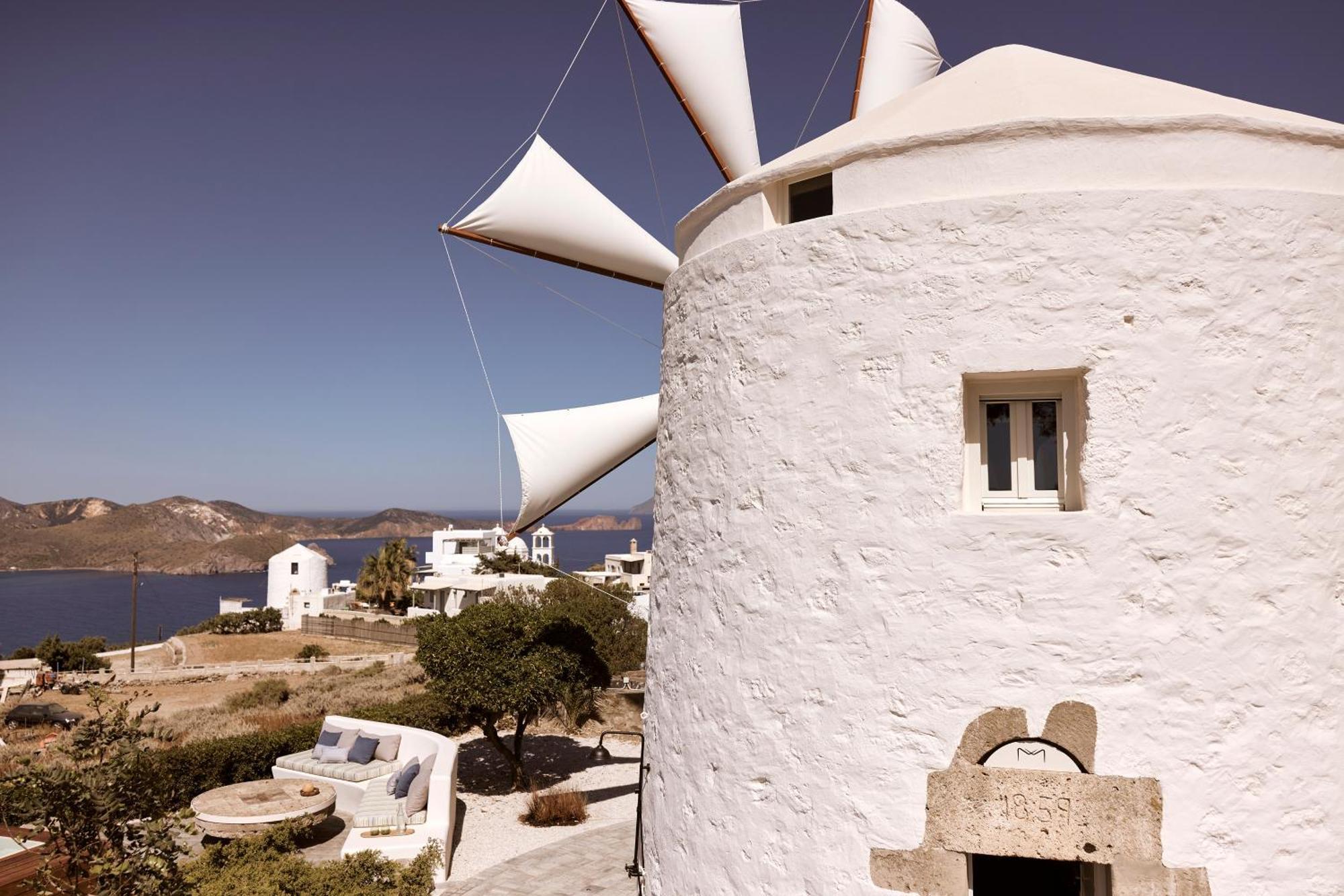 Windmill Karamitsos Since 1859 Appartement Tripití Buitenkant foto